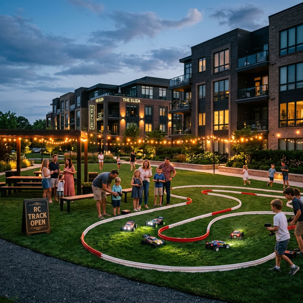 Apartment lawn setup